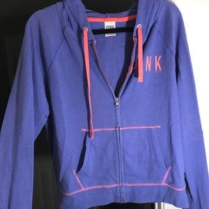 PINK zip up hoodie
